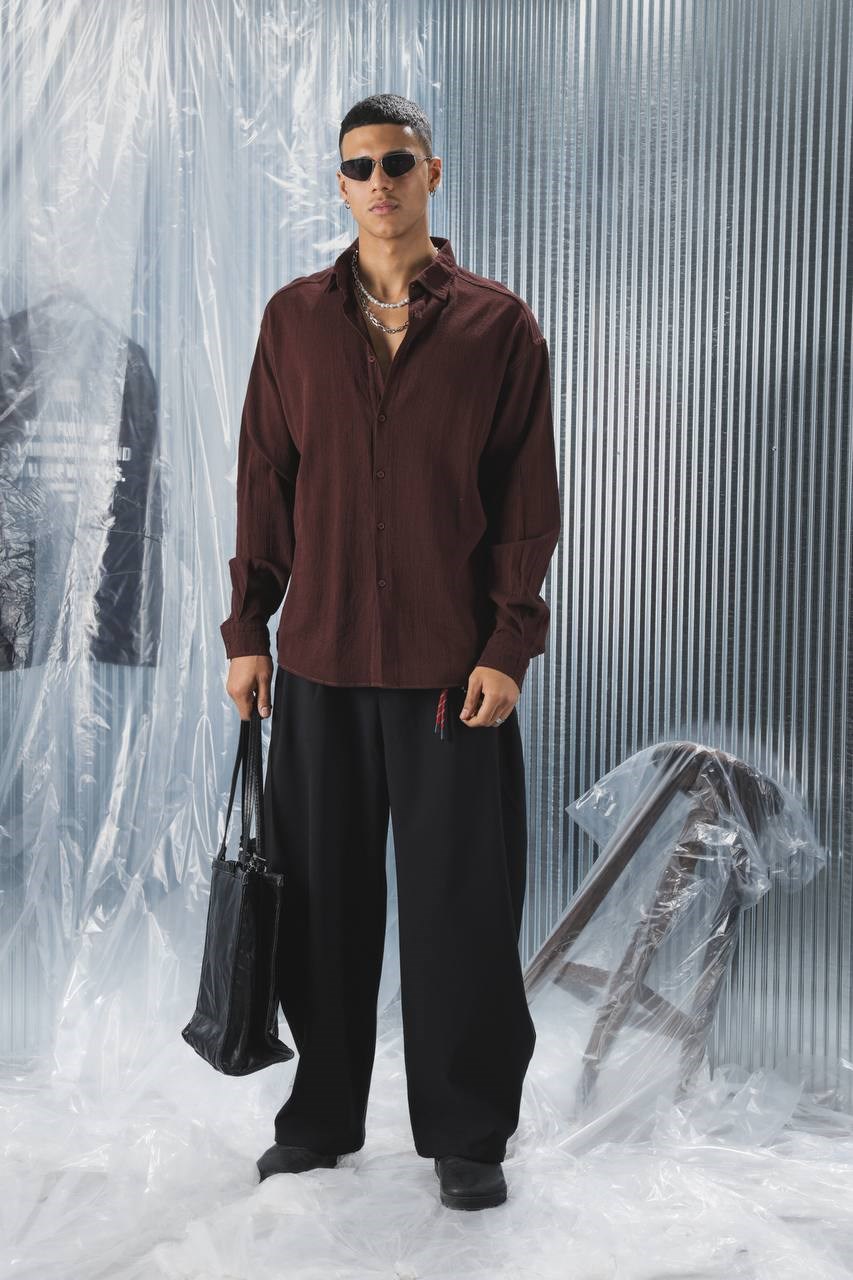 Wholesale Mens Brown Shirt
