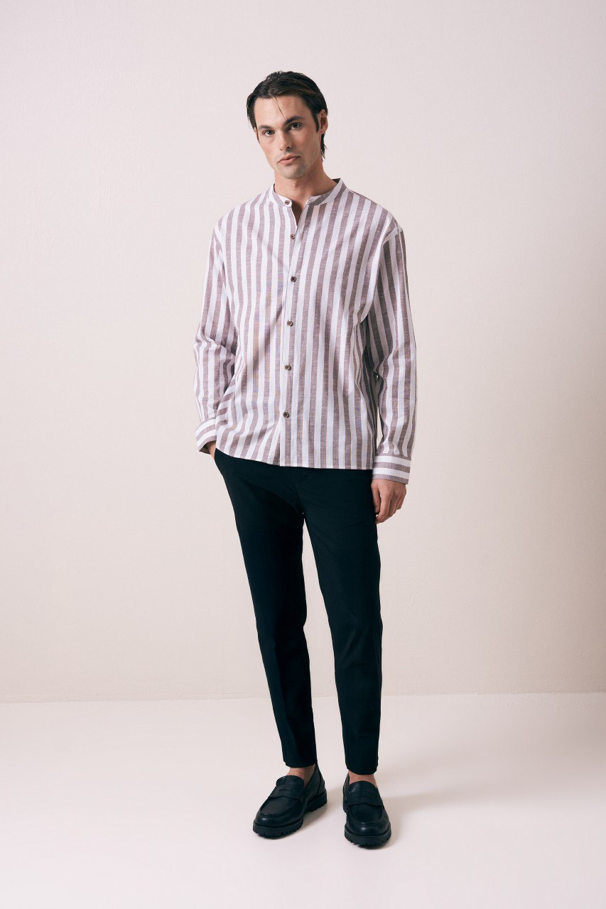 Wholesale Mens Brown Shirt