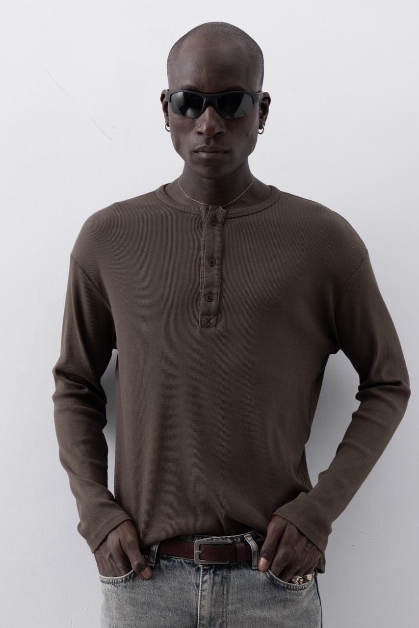 Wholesale Men's Brown Sweater 1503FW27-MRT-27104