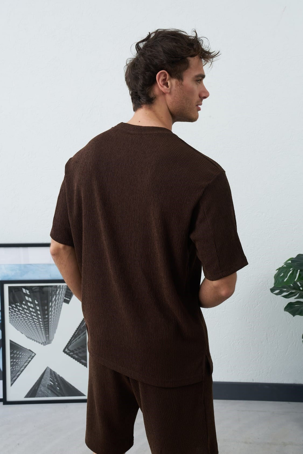 Wholesale Mens Brown T-Shirt