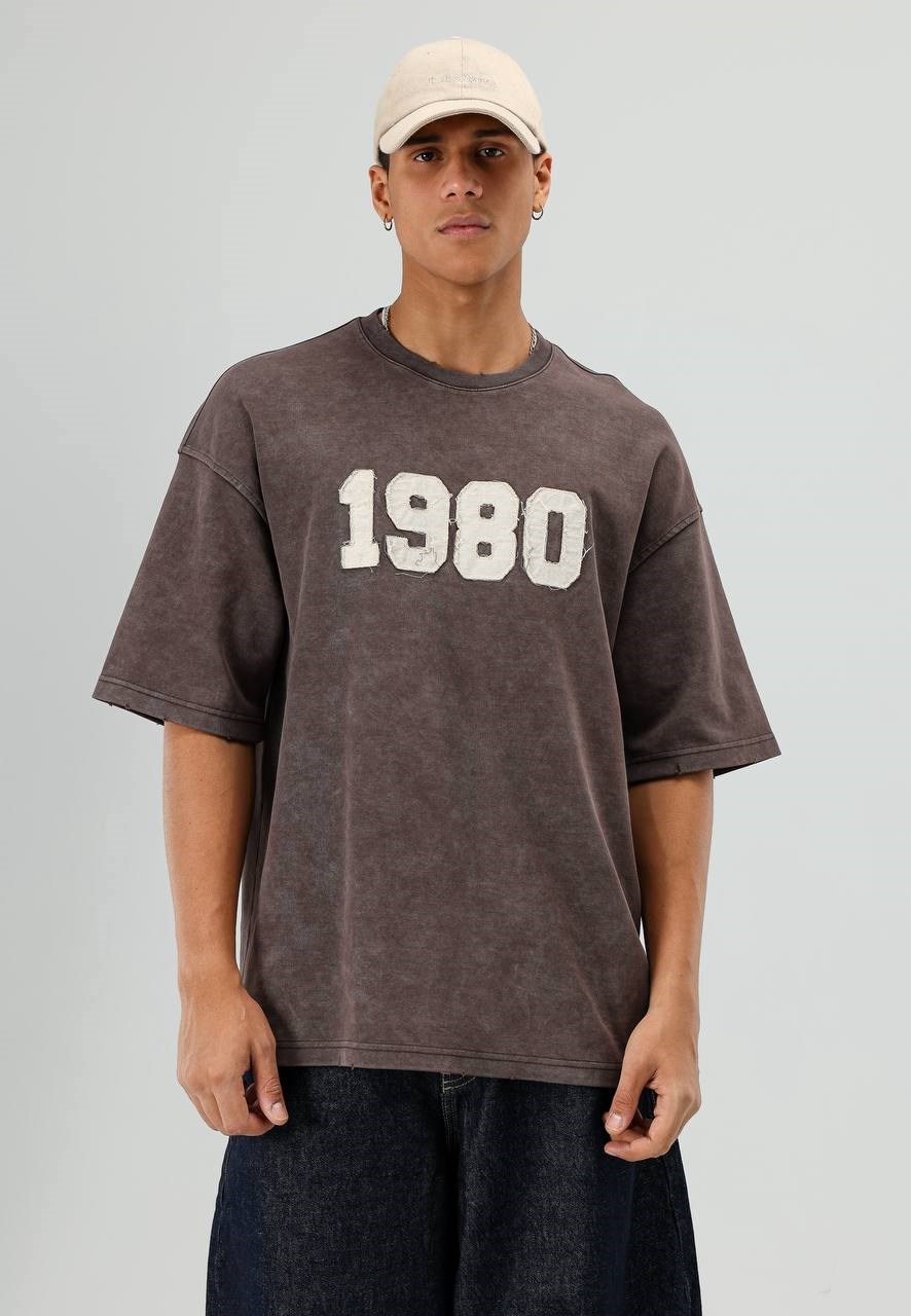 Wholesale Men's Brown T-Shirt 1605W26-E71-122