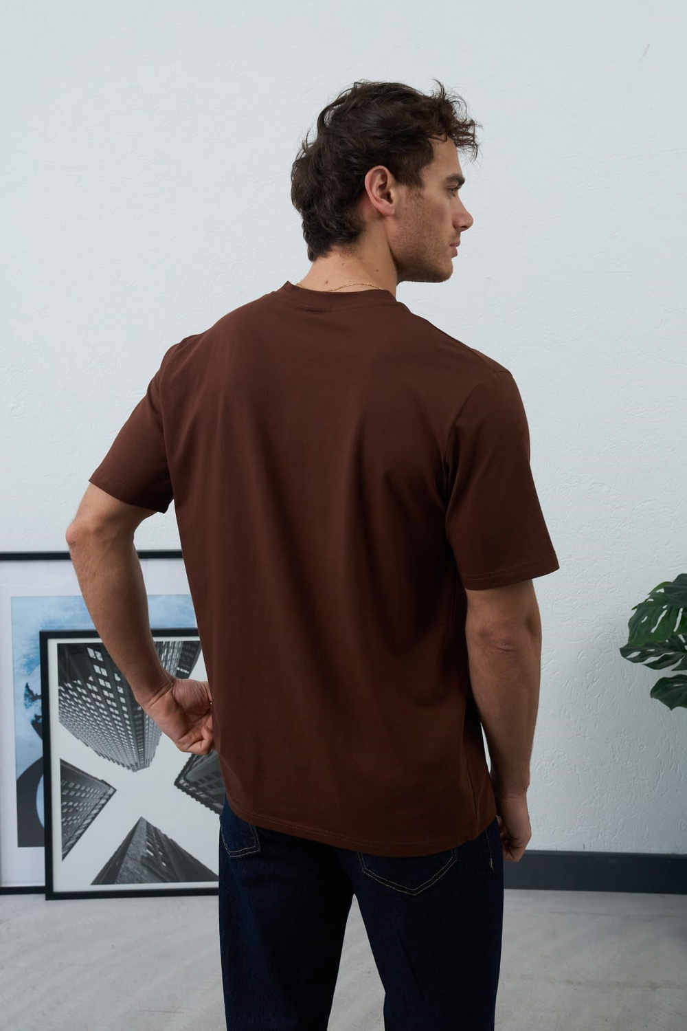 Wholesale Mens Brown T-Shirt