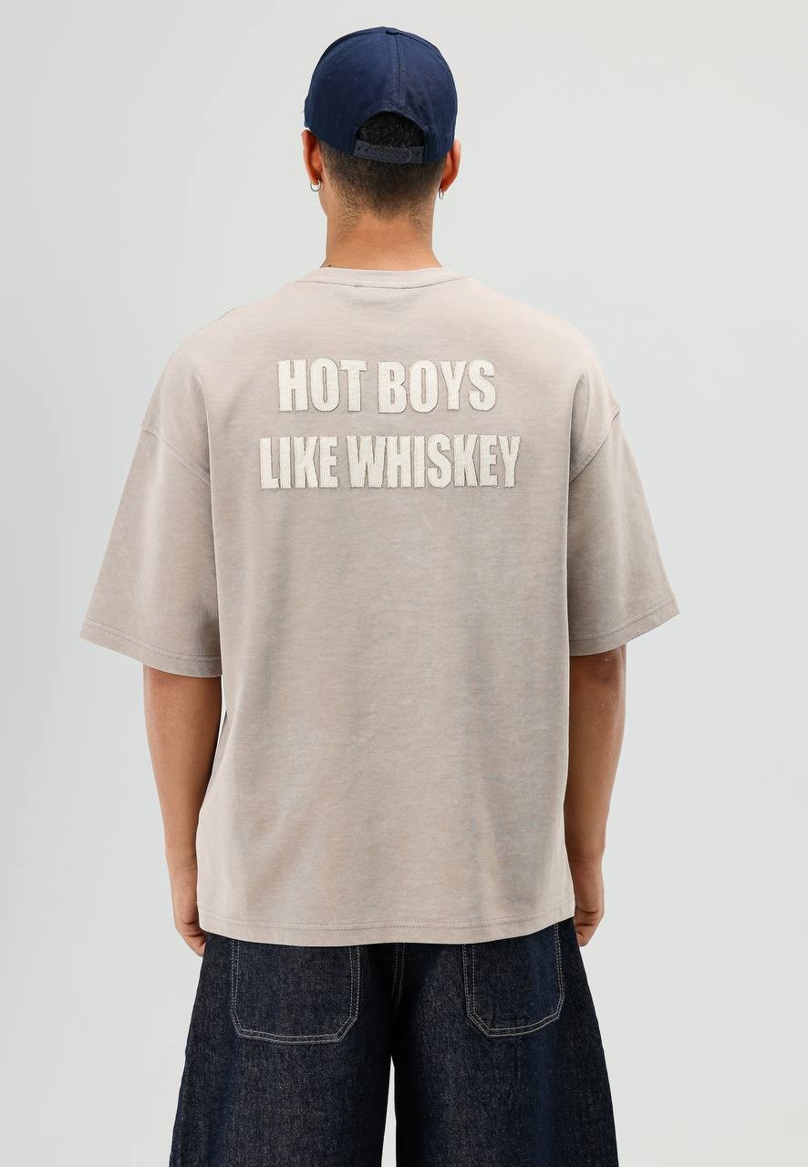 Wholesale Mens Beige T-Shirt