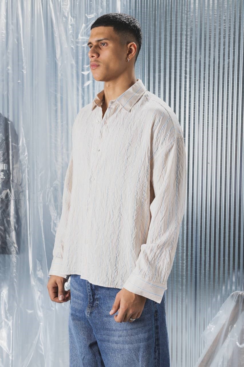 Wholesale Mens Cream Shirt