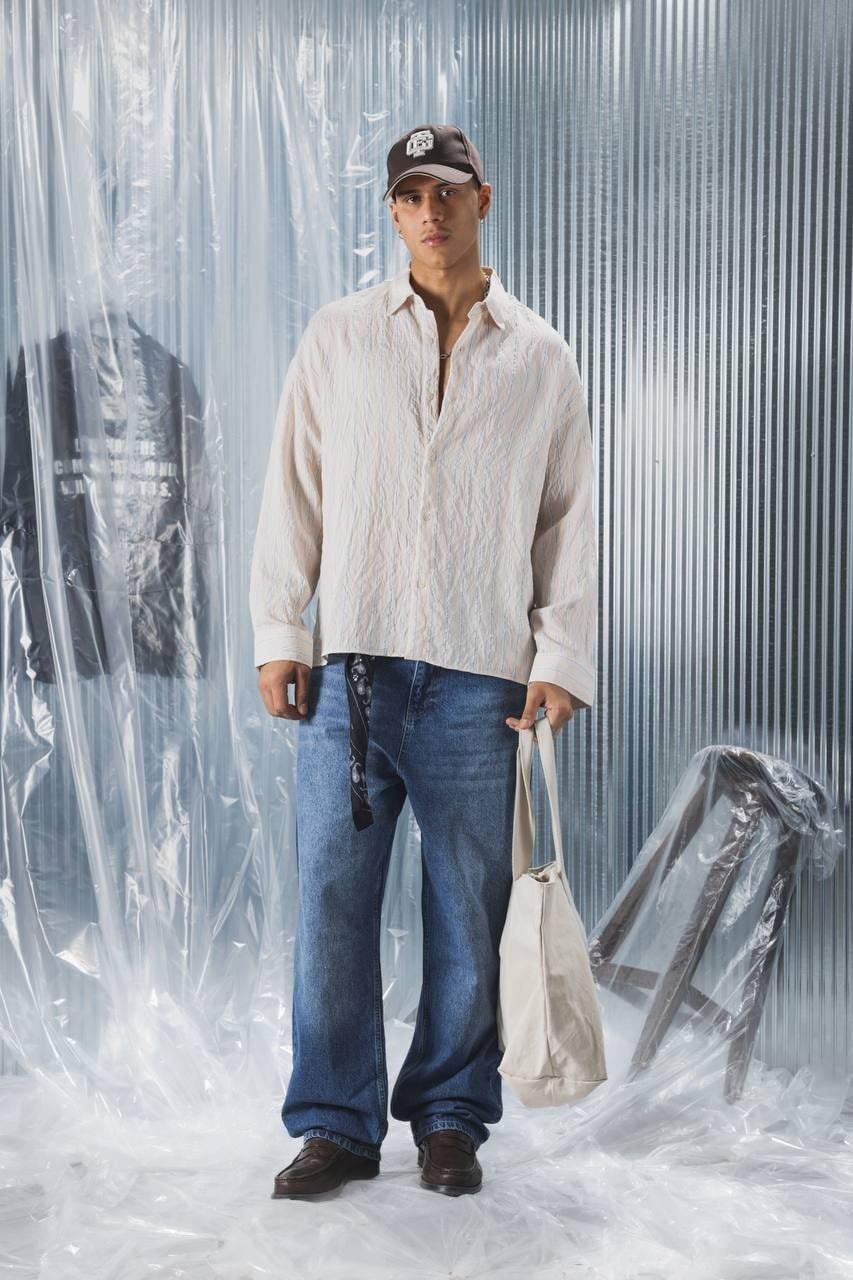 Wholesale Mens Cream Shirt