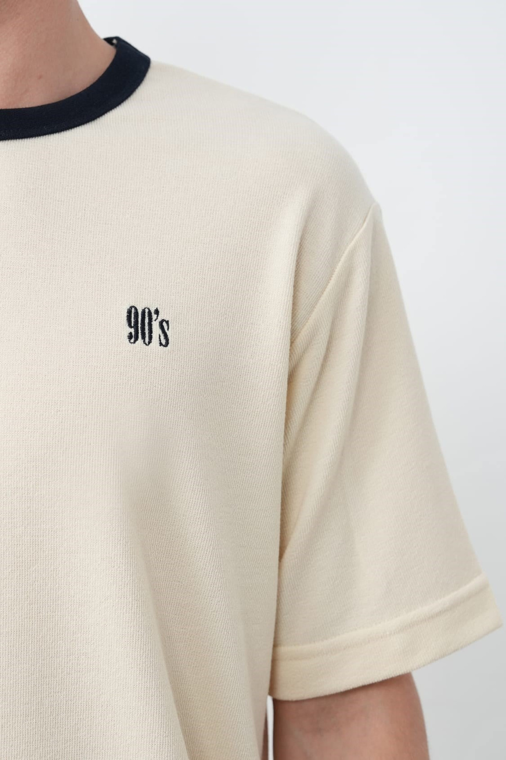 Wholesale Mens Cream T-Shirt