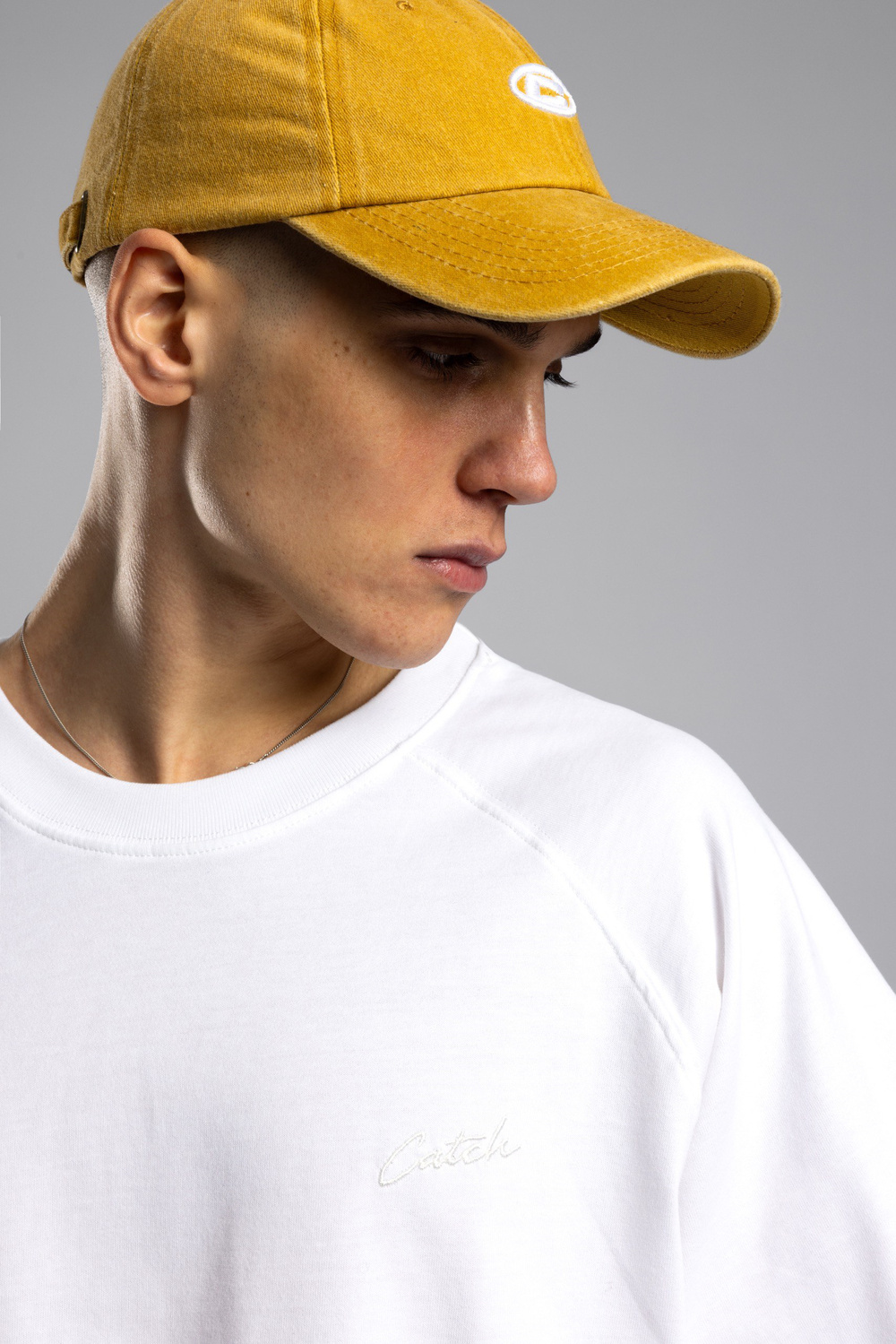 Wholesale Mens Ecru Basic T-shirt