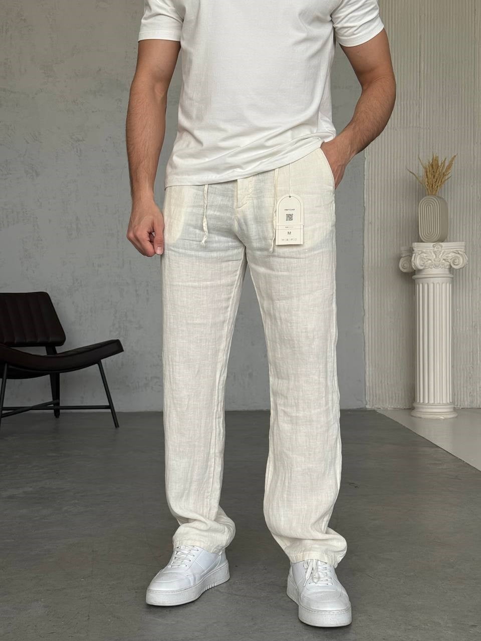 Wholesale Mens Ecru Pants