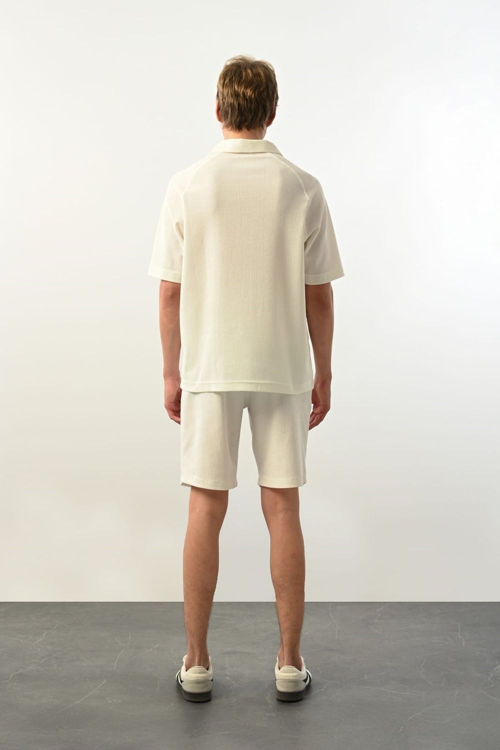 Wholesale Mens Ecru Polo T-Shirt