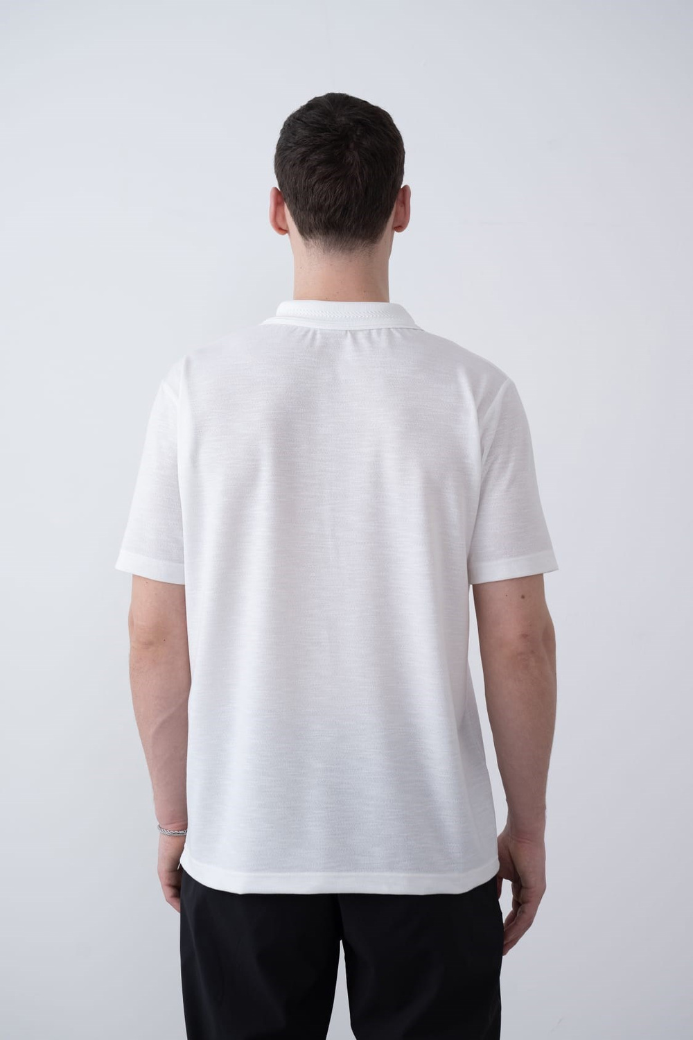Wholesale Mens Ecru Polo T-Shirt