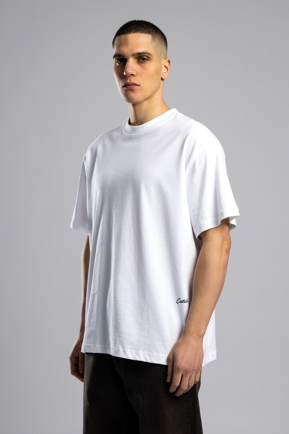 Wholesale Mens Ecru Printed T-shirt