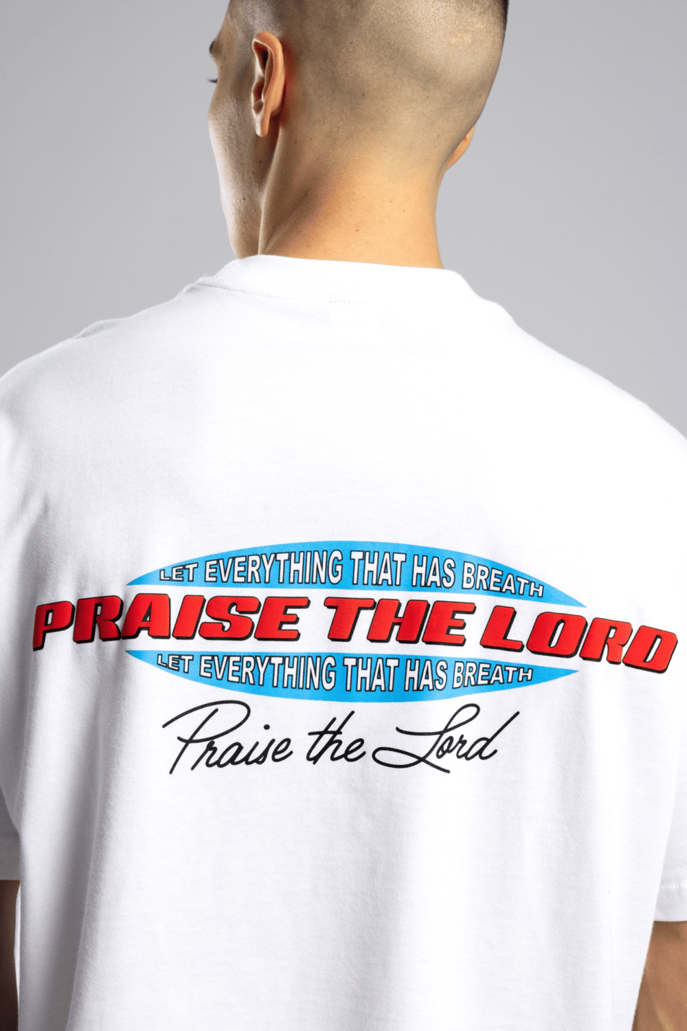 Wholesale Mens Ecru Printed T-shirt