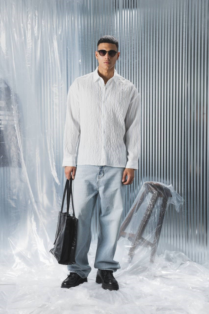 Wholesale Mens Ecru Shirt