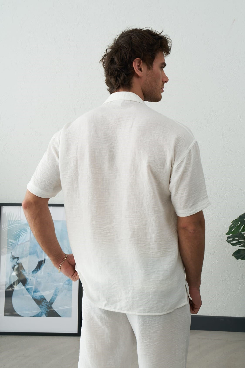 Wholesale Mens Ecru Shirt
