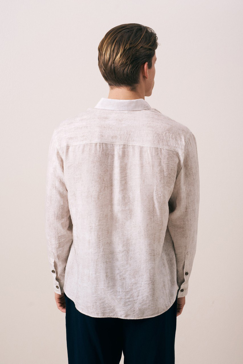 Wholesale Mens Ecru Shirt