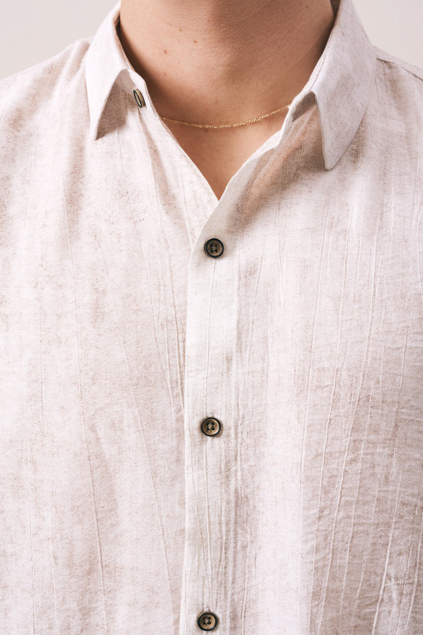 Wholesale Mens Ecru Shirt