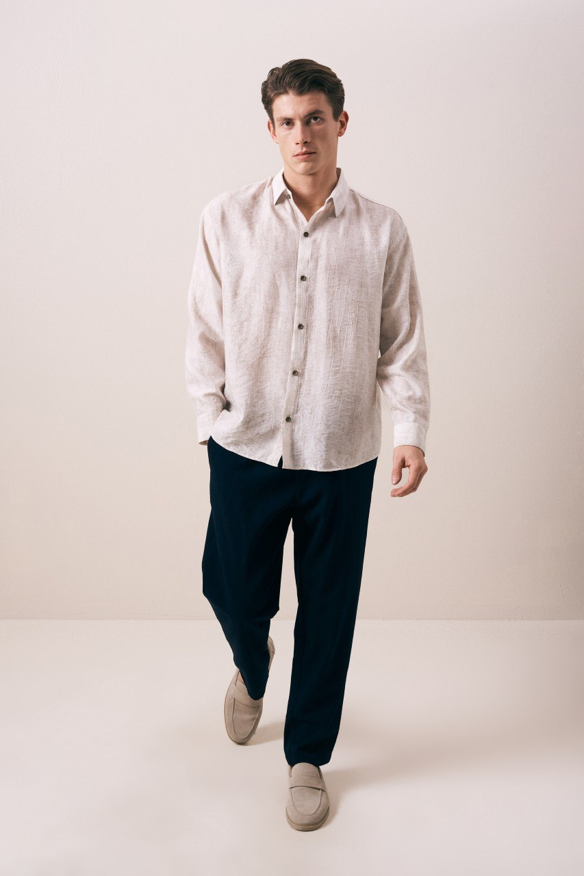Wholesale Mens Ecru Shirt