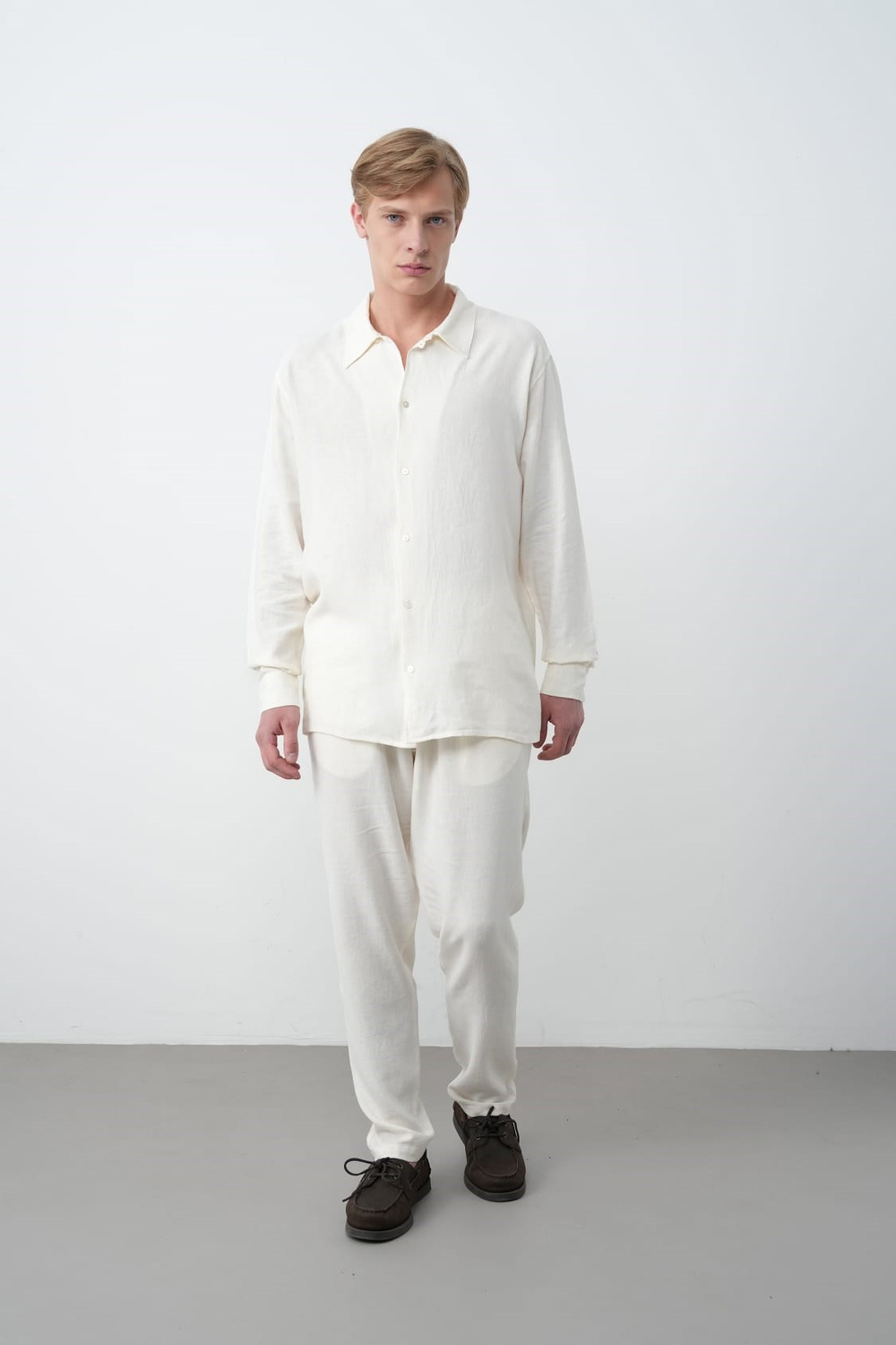 Wholesale Mens Ecru Shirt