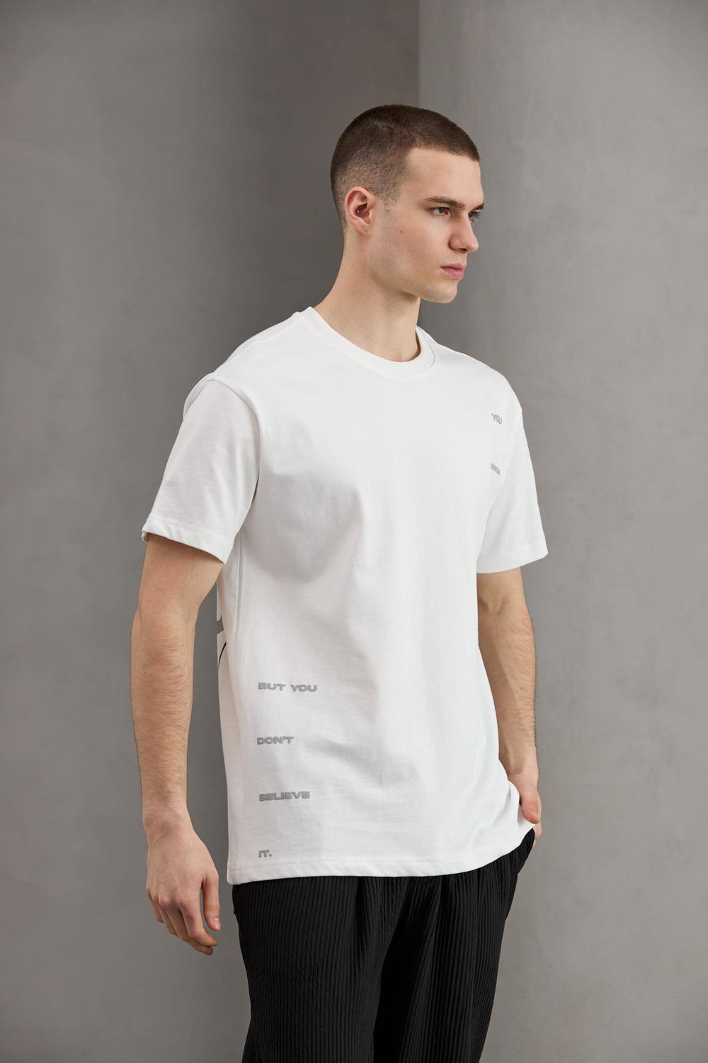 Wholesale Mens Ecru T-Shirt