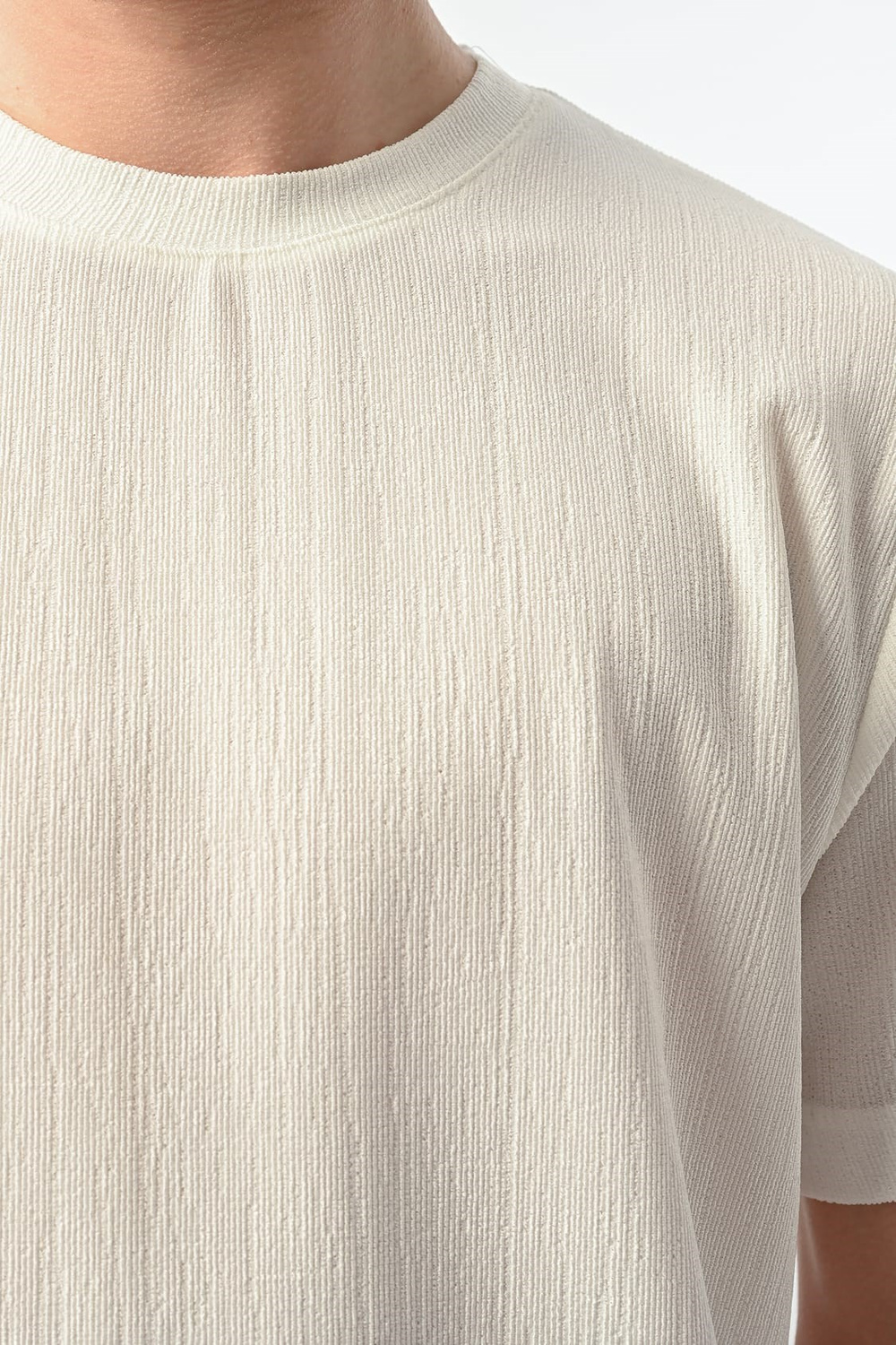 Wholesale Mens Ecru T-Shirt