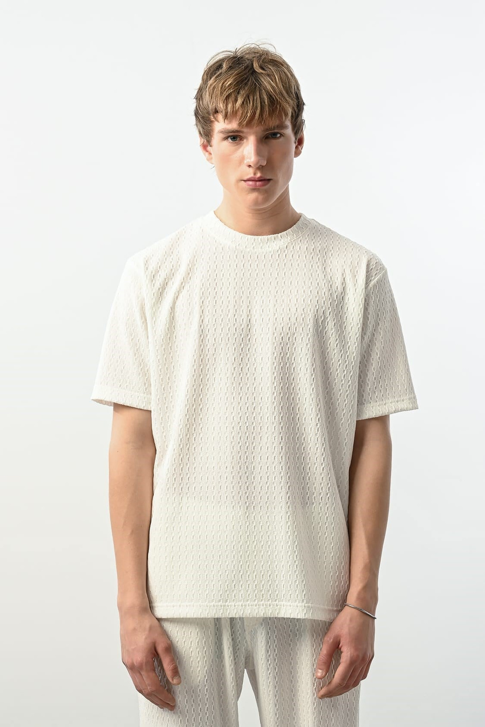Wholesale Mens Ecru T-Shirt