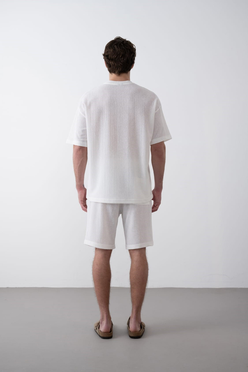 Wholesale Mens Ecru T-Shirt