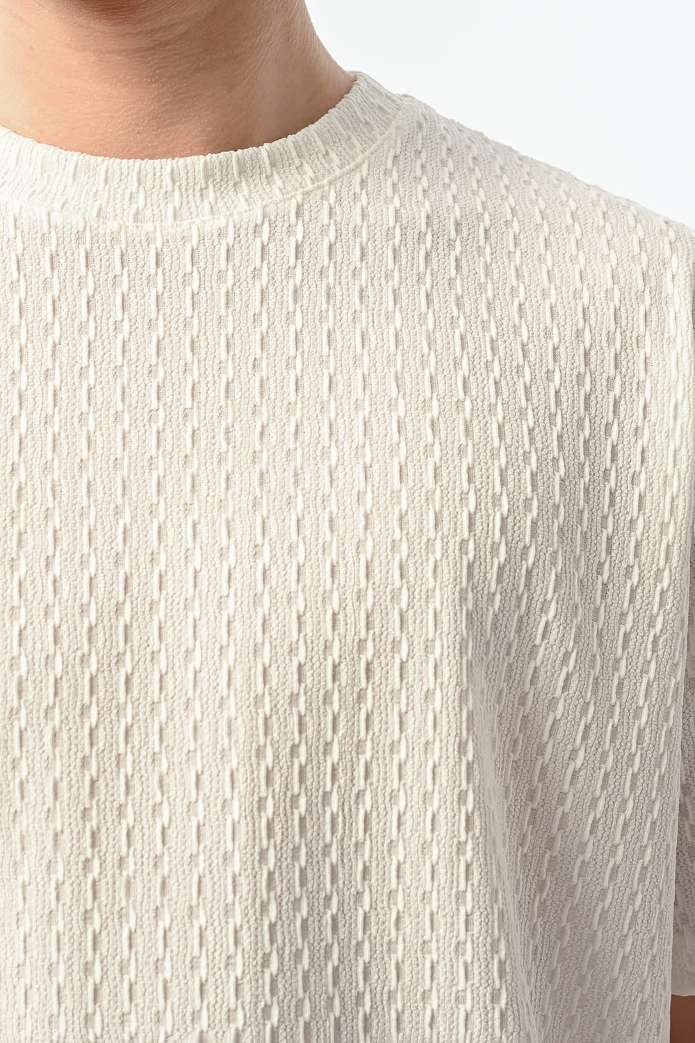 Wholesale Mens Ecru T-Shirt