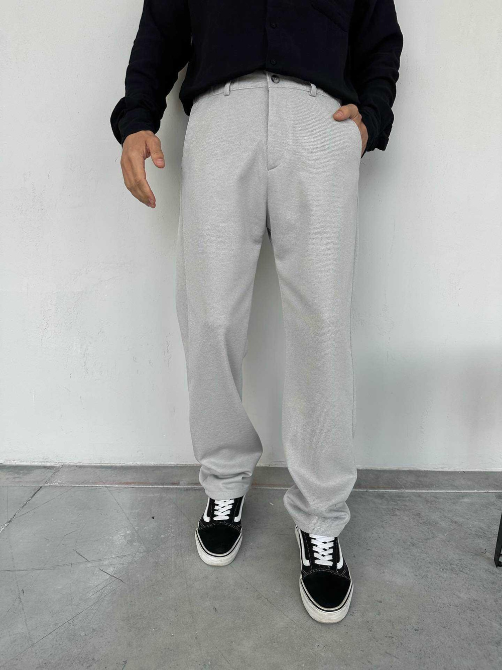 Wholesale Mens Gray Baggy Pants