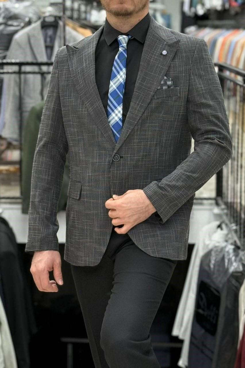 Wholesale Men's Gray  Blazer Jacket 1701W26-032