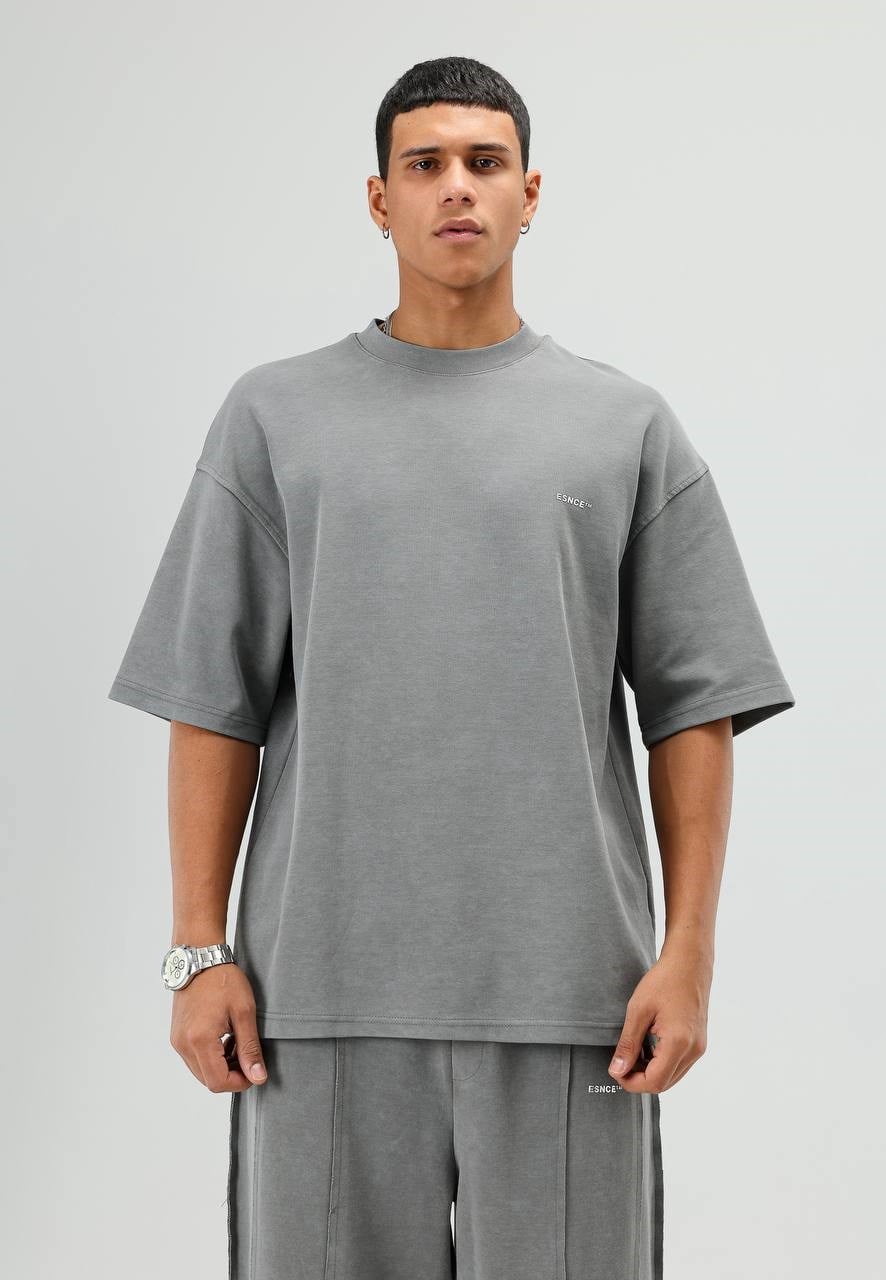 Wholesale Mens Gray T-Shirt and Pants Set