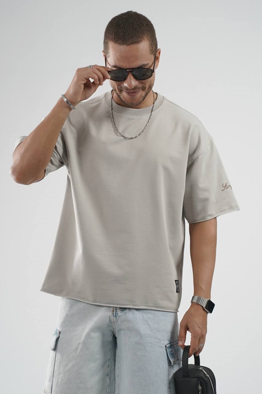Wholesale Men's Gray T-Shirt 1690W26-662