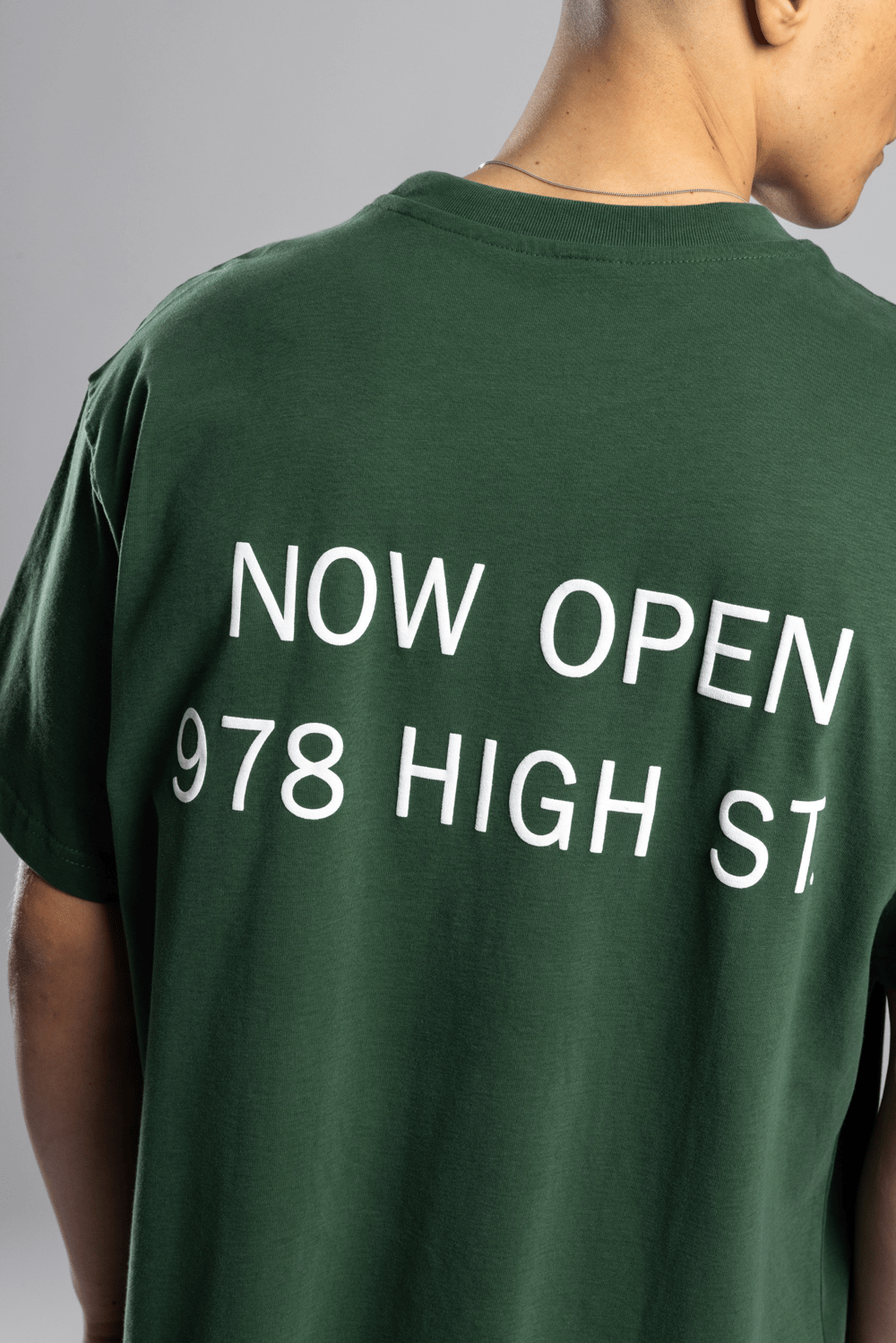 Wholesale Mens Green Printed T-Shirt