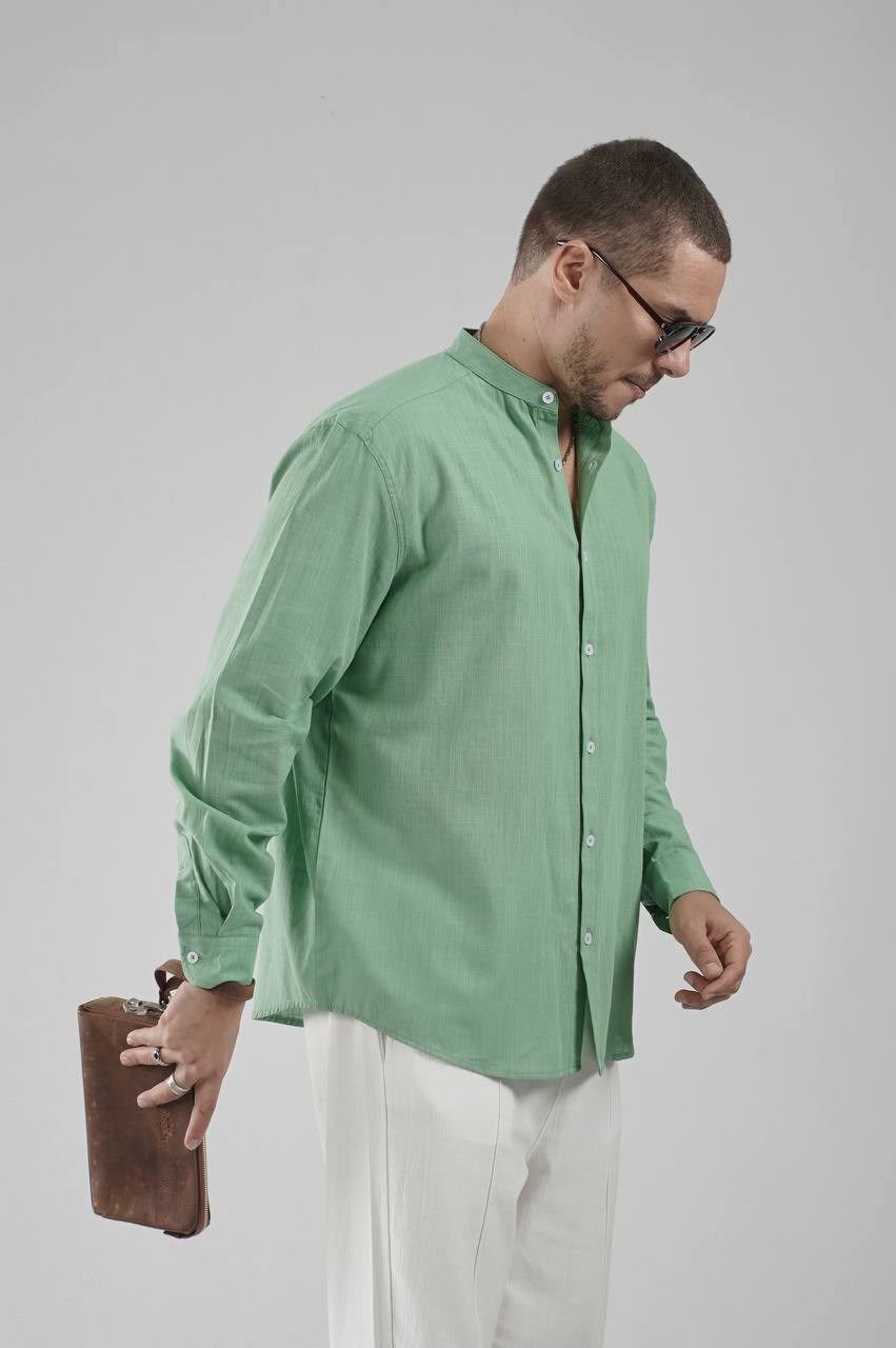 Wholesale Mens Green Shirt