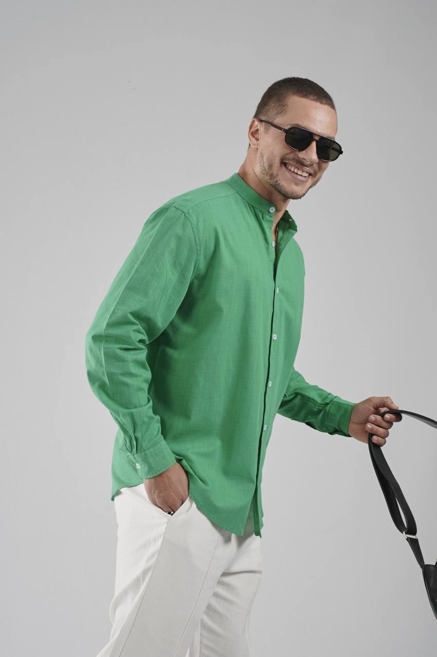 Wholesale Mens Green Shirt