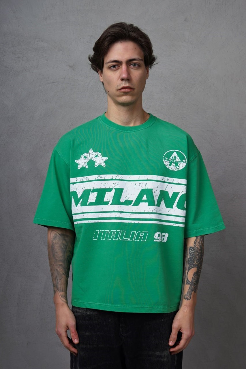 Wholesale Mens Green T-Shirt