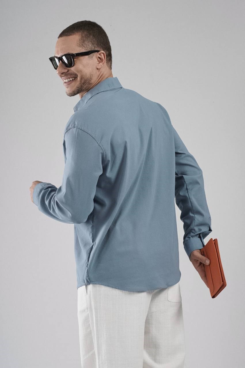 Wholesale Mens Indigo Shirt