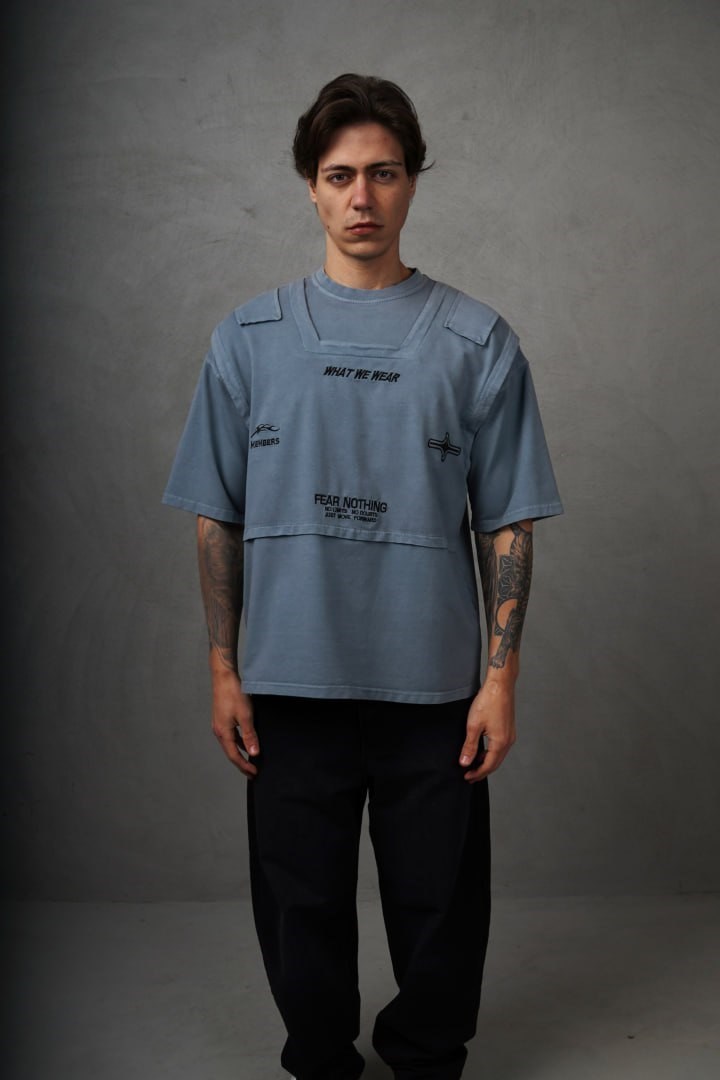 Wholesale Mens Indigo T-Shirt