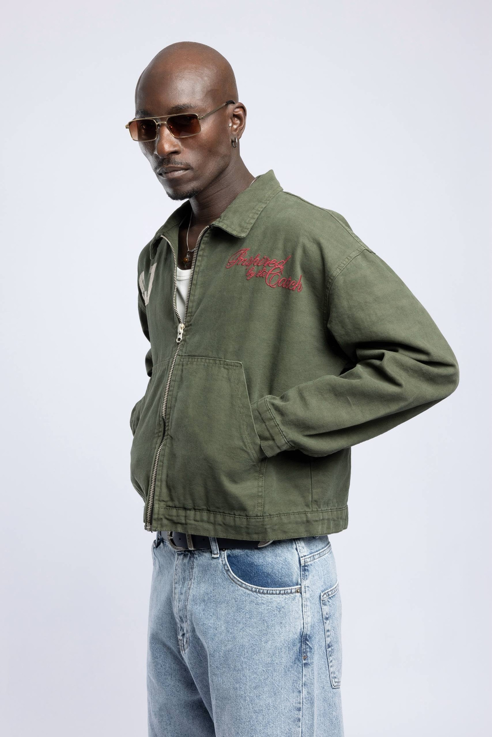 Wholesale Mens Khaki Jean Jackets