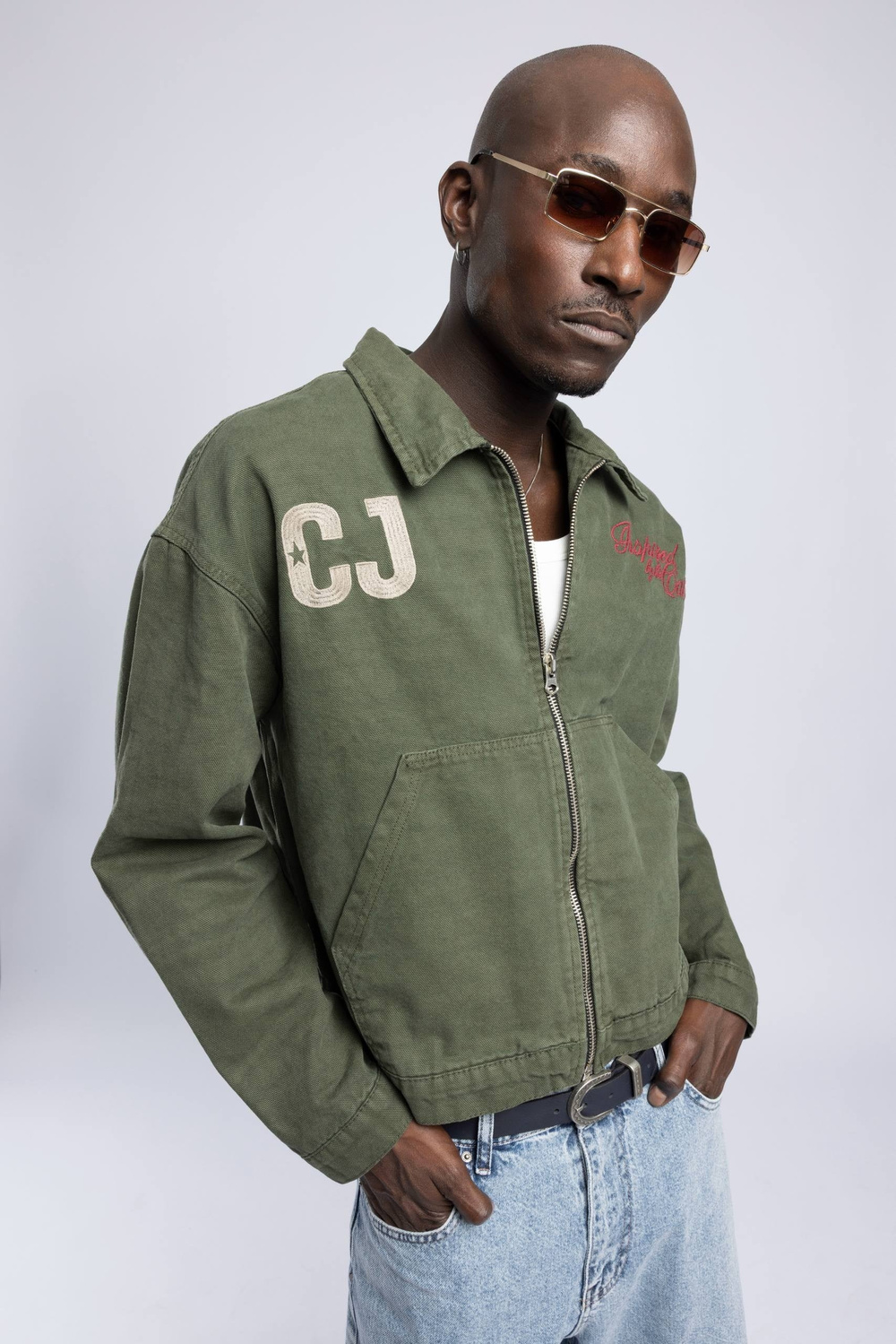 Wholesale Mens Khaki Jean Jackets