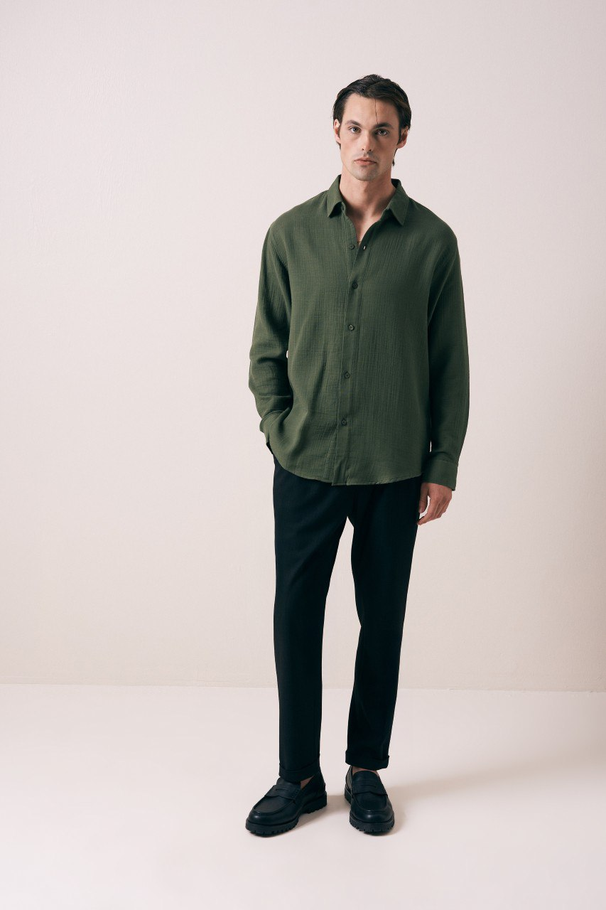 Wholesale Mens Khaki Shirt