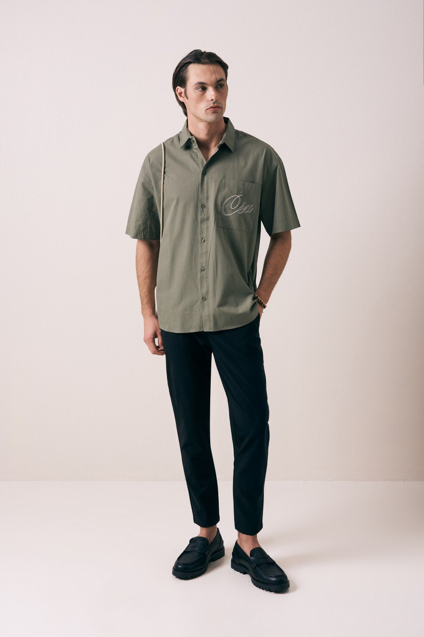Wholesale Mens Khaki Shirt