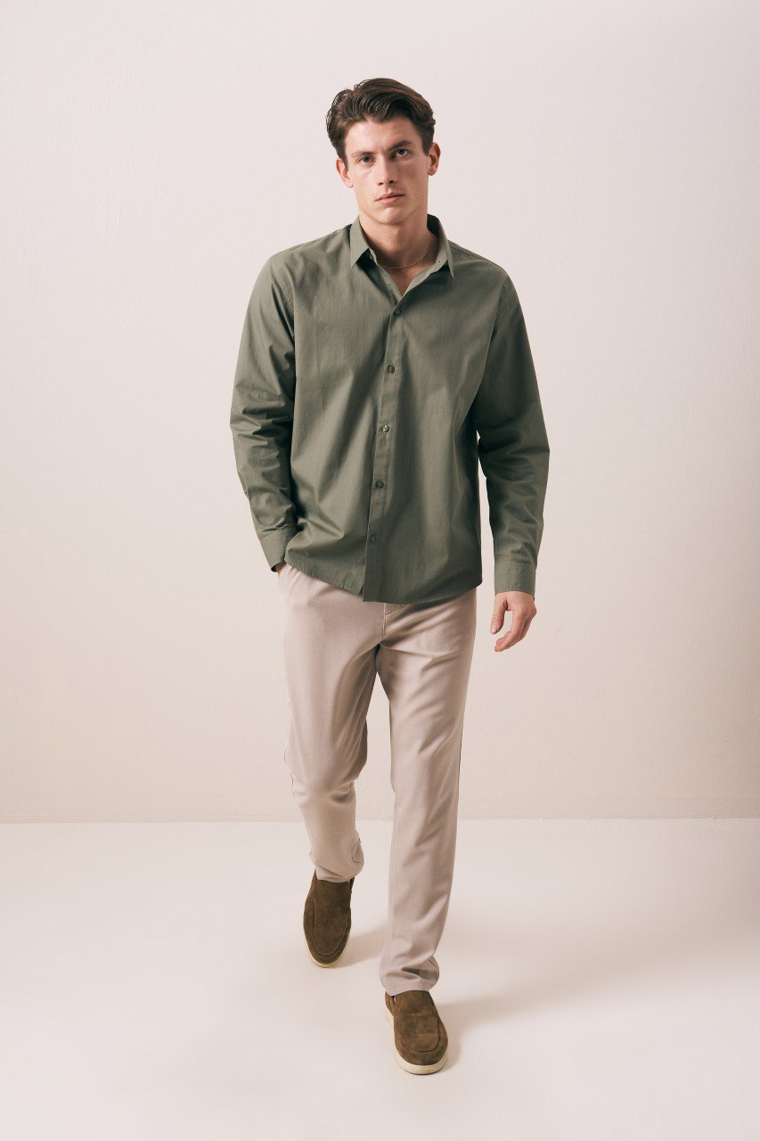 Wholesale Mens Khaki Shirt