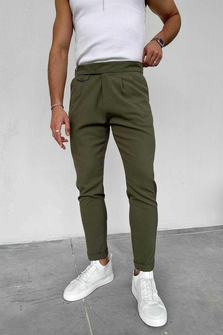Wholesale Mens Khaki Slim Fit Pants
