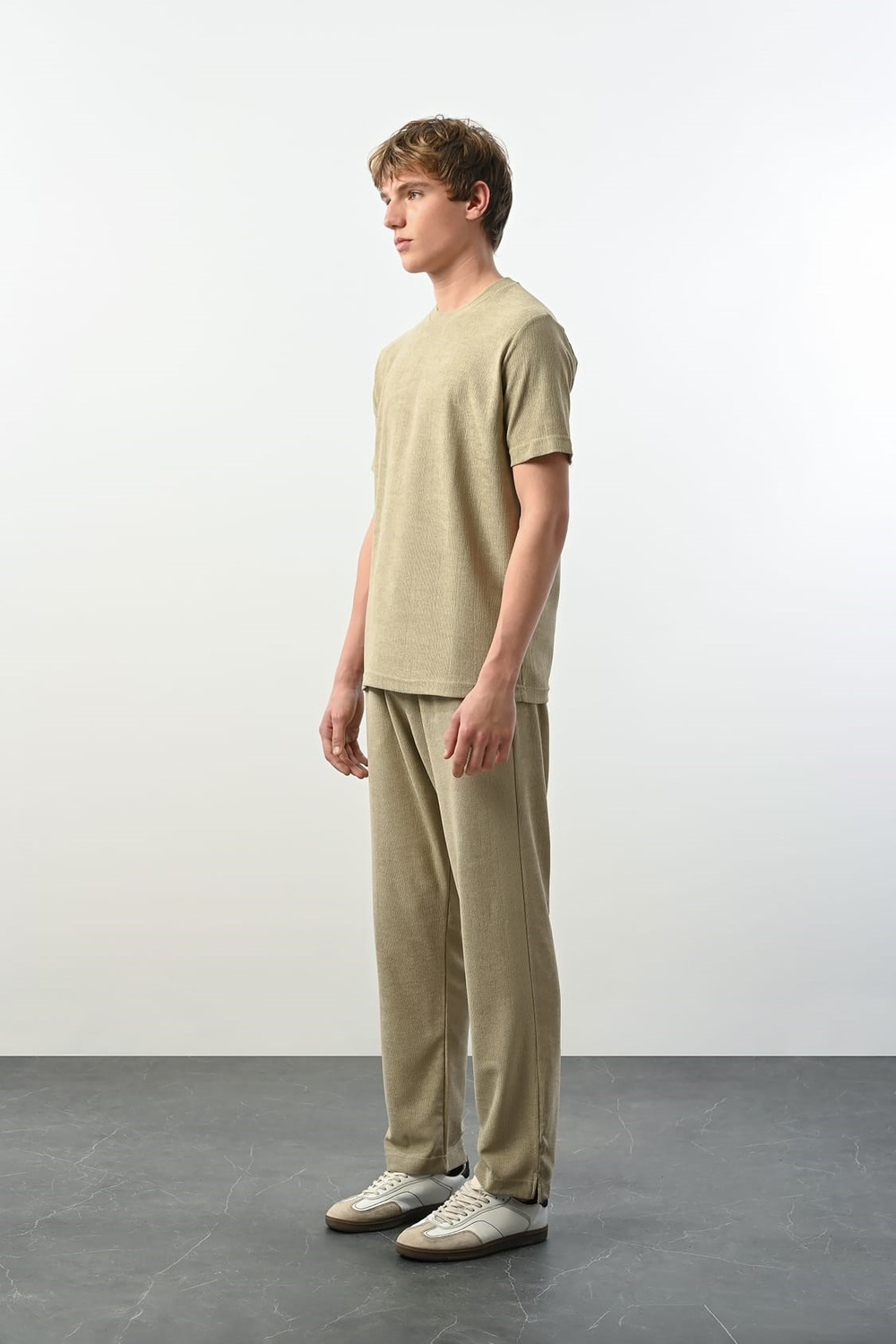 Wholesale Mens Khaki T-Shirt