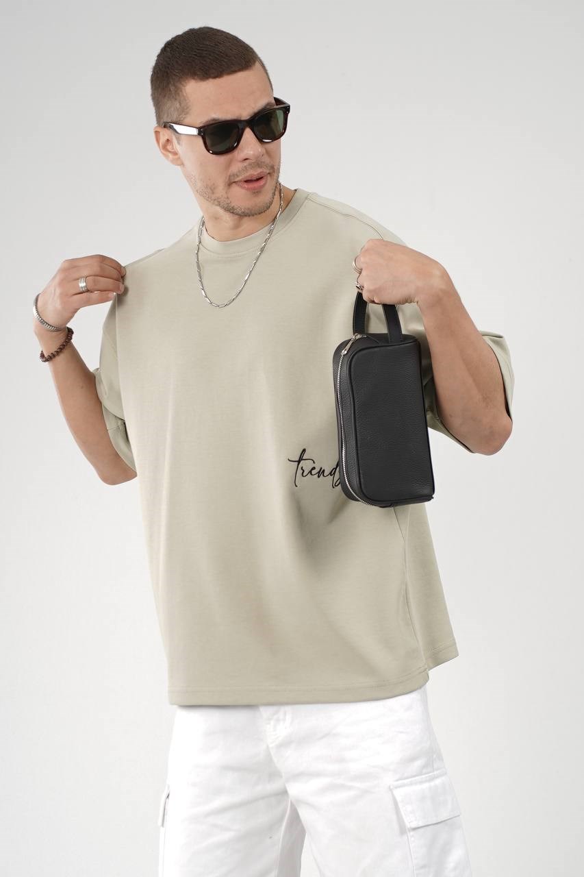 Wholesale Mens Khaki T-Shirt