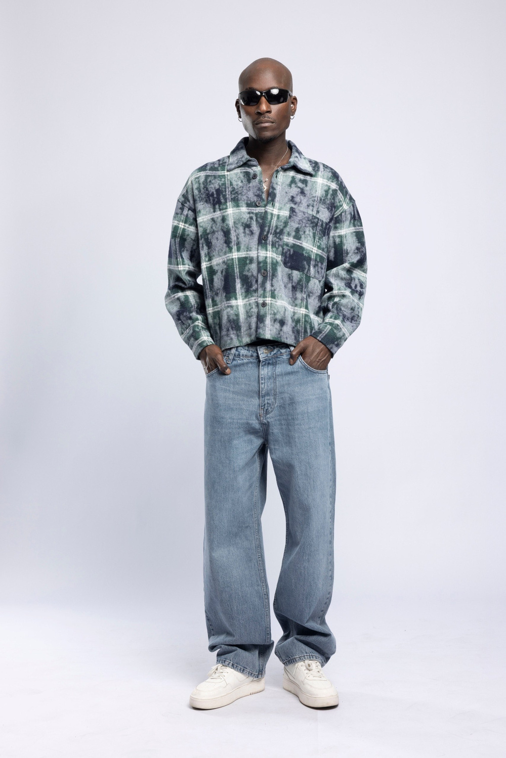 Wholesale Mens Khaki Washed Shirt 