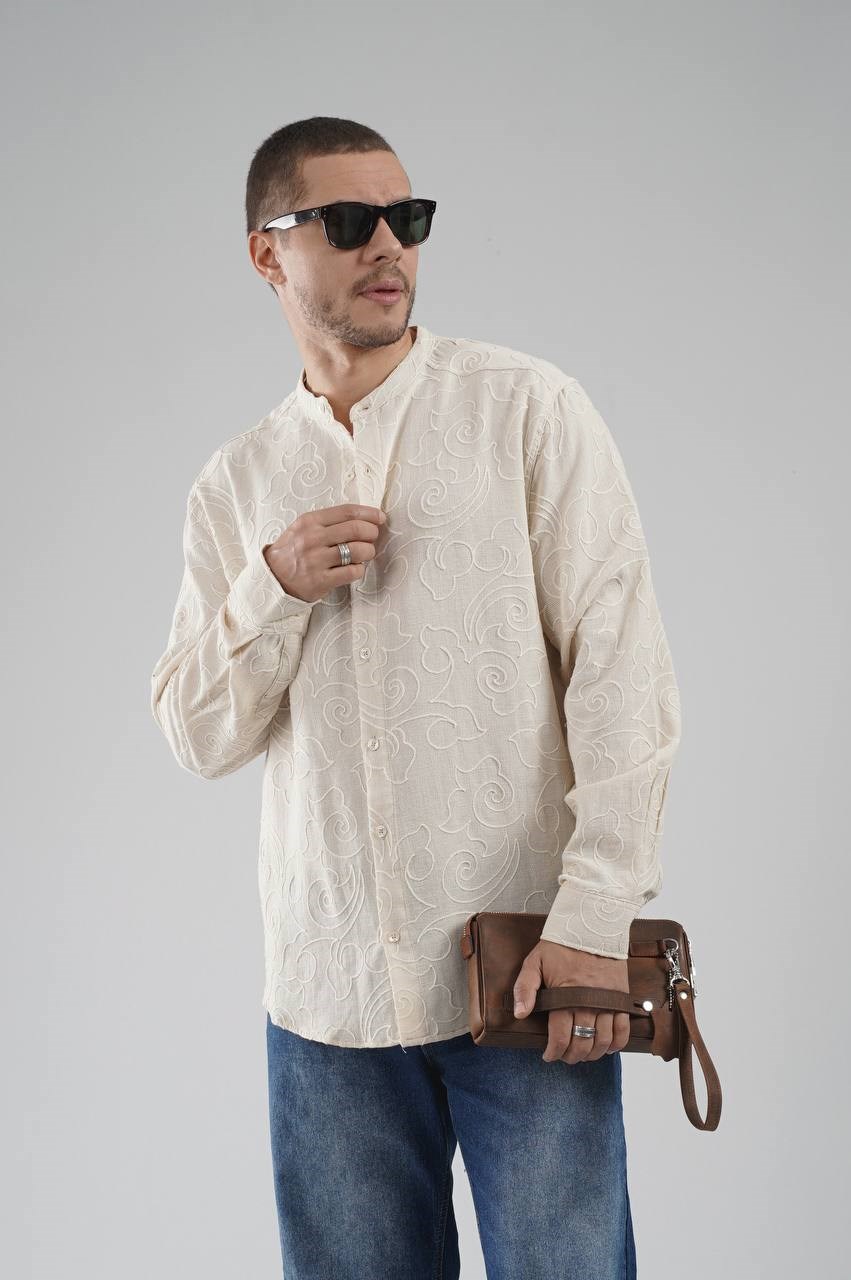 Wholesale Mens Light Beige Shirt