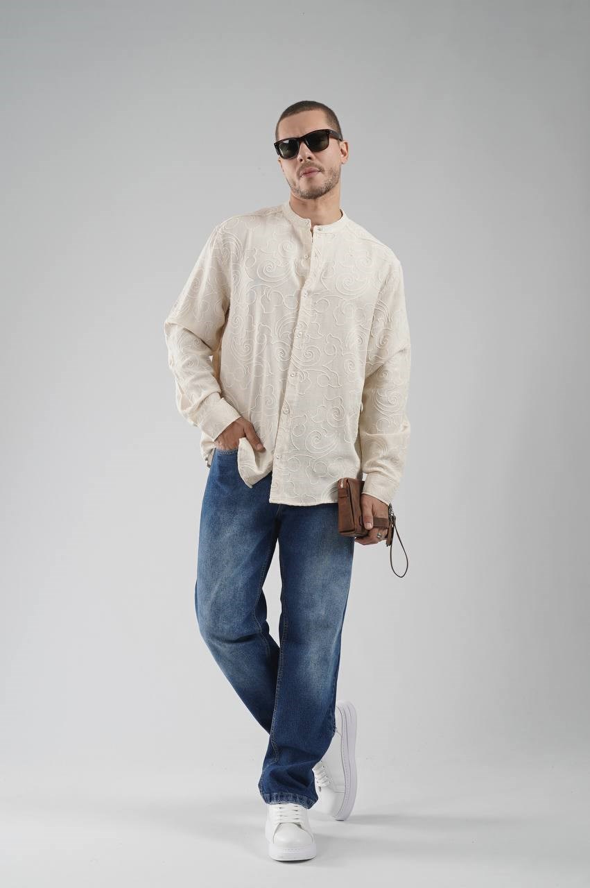 Wholesale Mens Light Beige Shirt