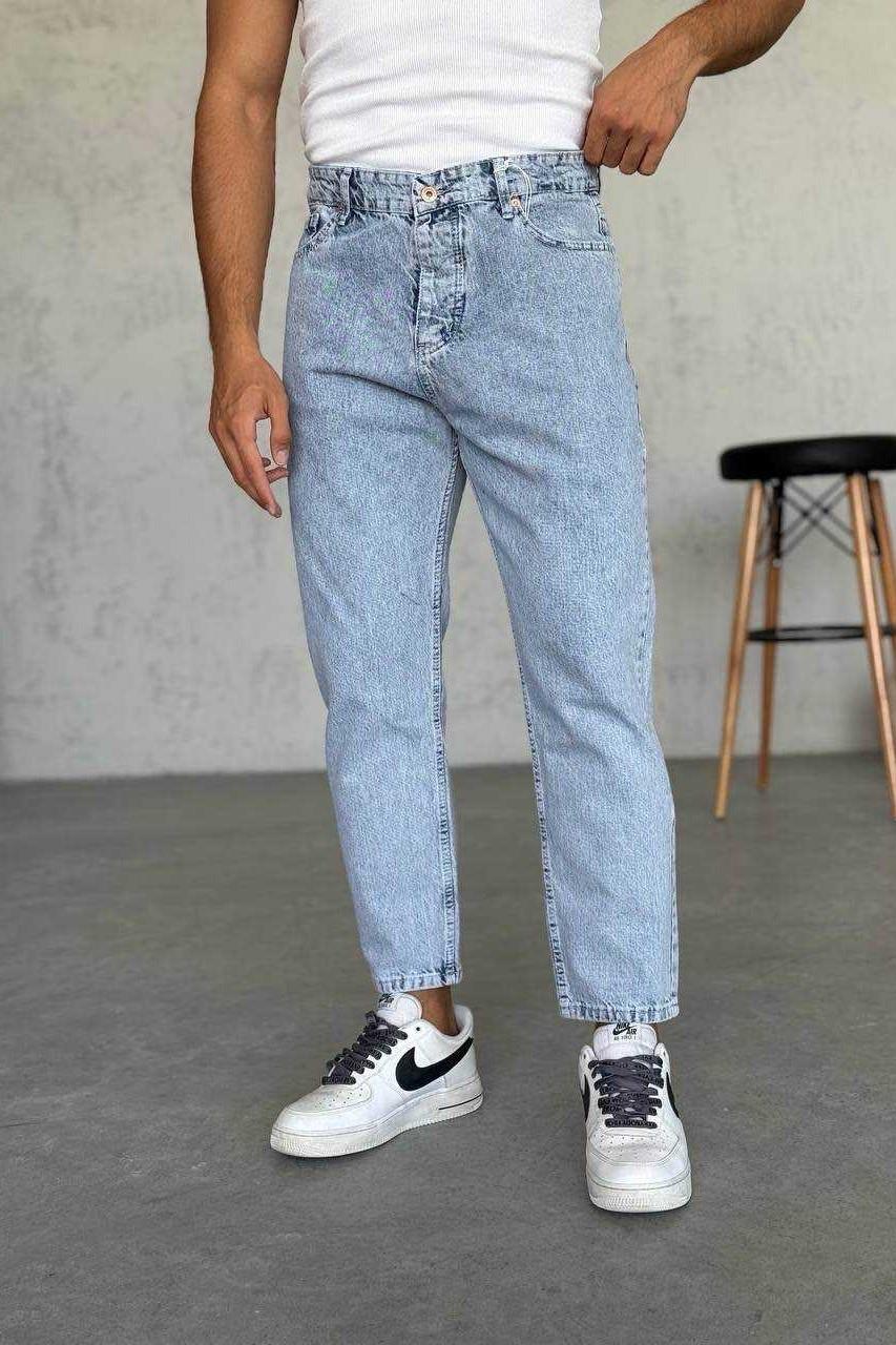 Wholesale Mens Light Blue Relaxed Fit Jeans