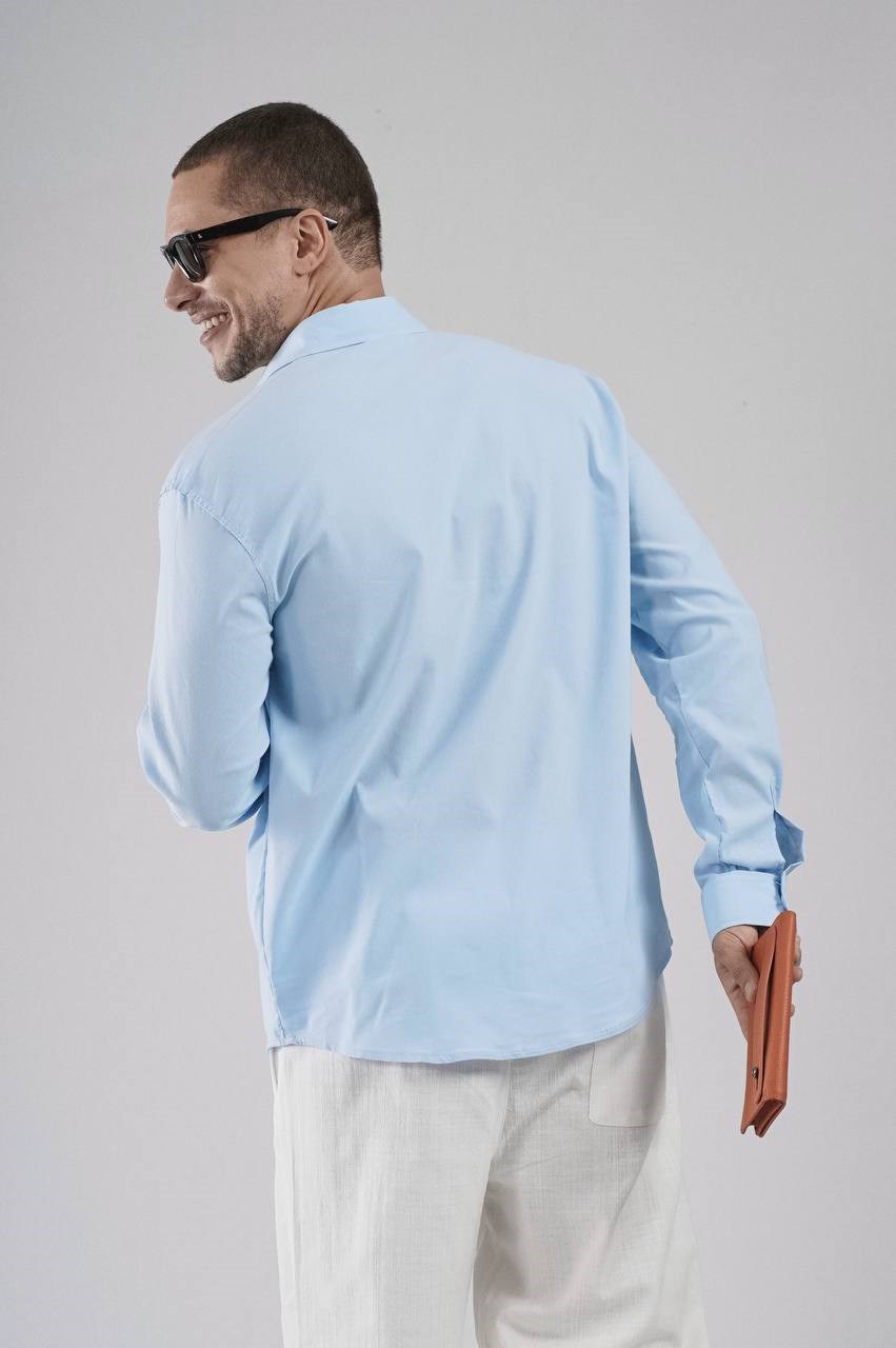 Wholesale Mens Light Blue Shirt